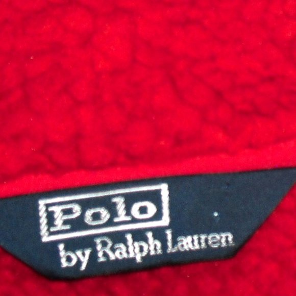 Ralph Lauren Polo $198 Mens sz. XL Red 1/4 Full Zip Sherpa Lining Sweater New - Picture 4 of 5